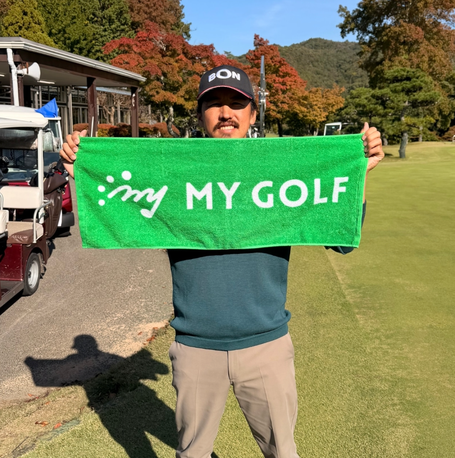 MY GOLFタオル【グリーン】